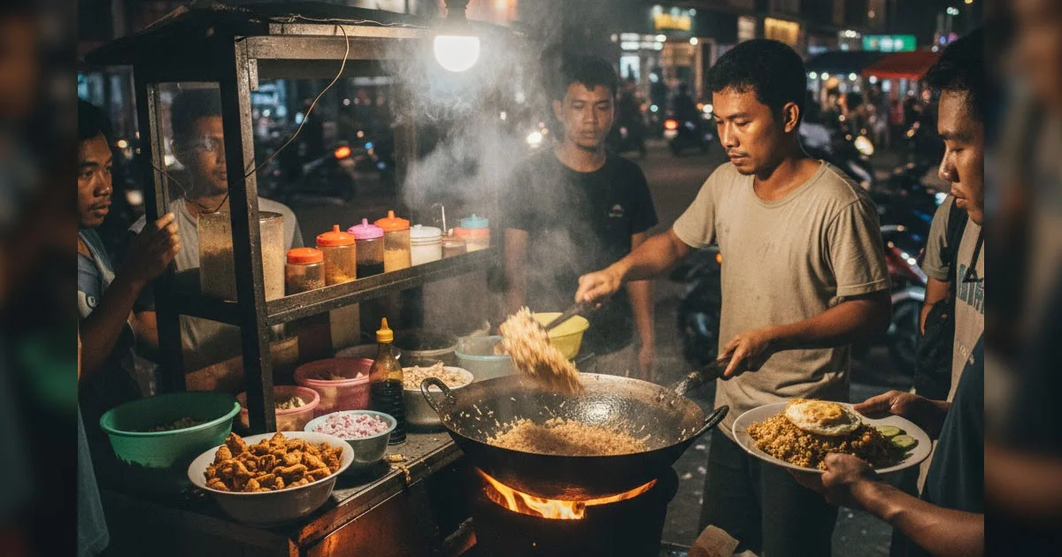 Rahasia di Balik Rasa Nikmat Nasi Goreng Kaki Lima yang Gak Tertandingi
